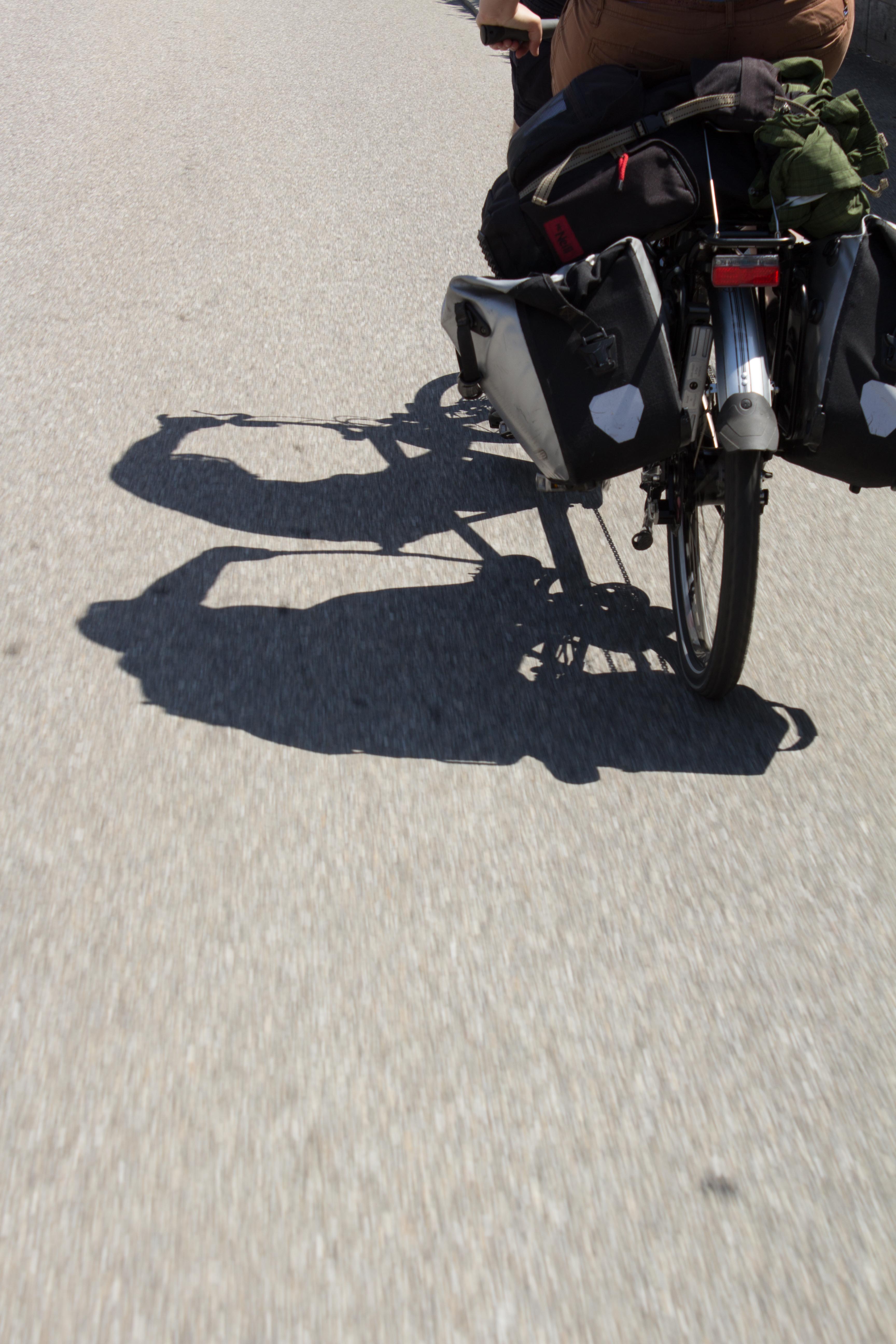 Zu zweit auf einem Tandem. Bild: Selina Wittwer