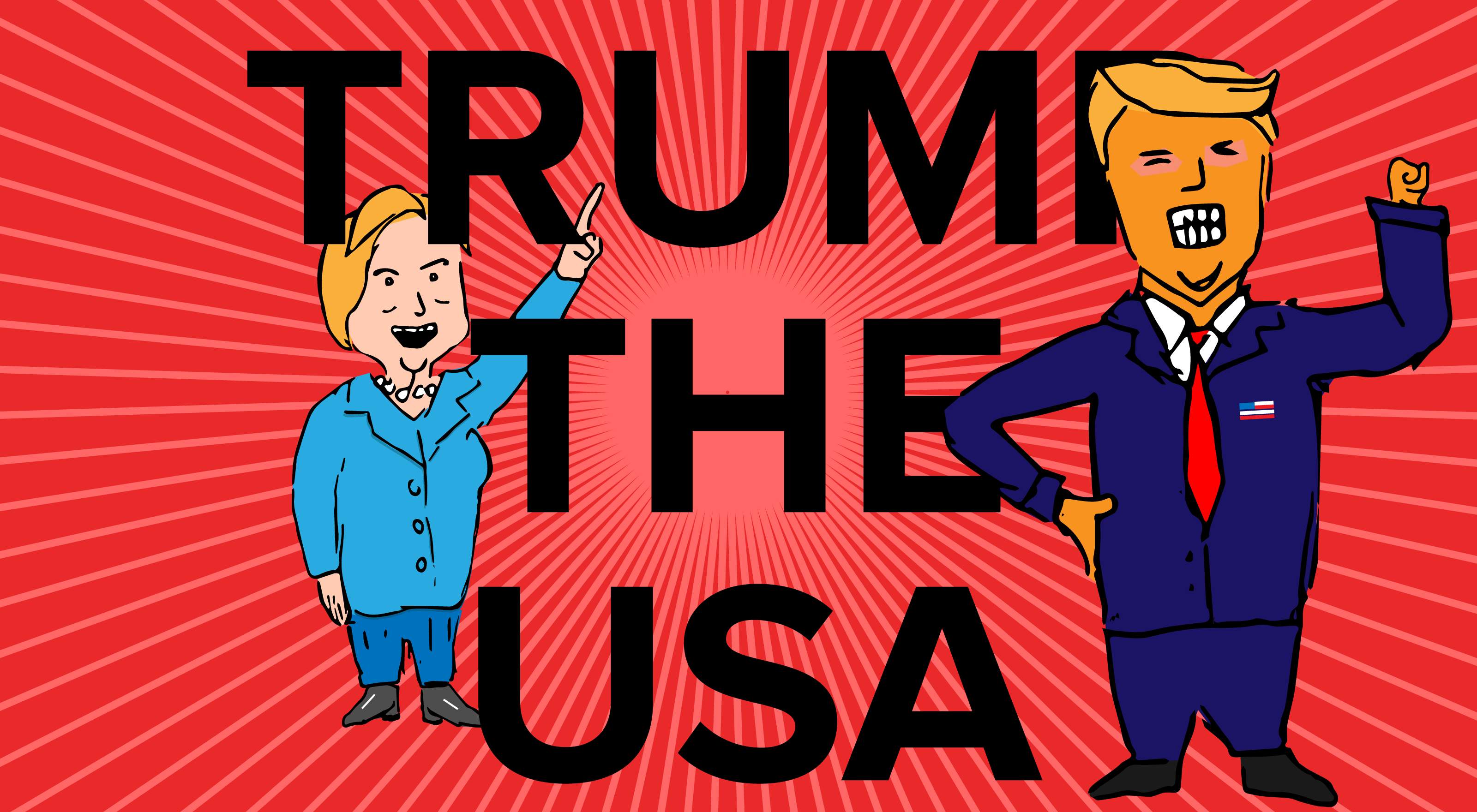 Der nächste Präsident der USA: Donald J. Trump. – Illustration: Manuel Meister