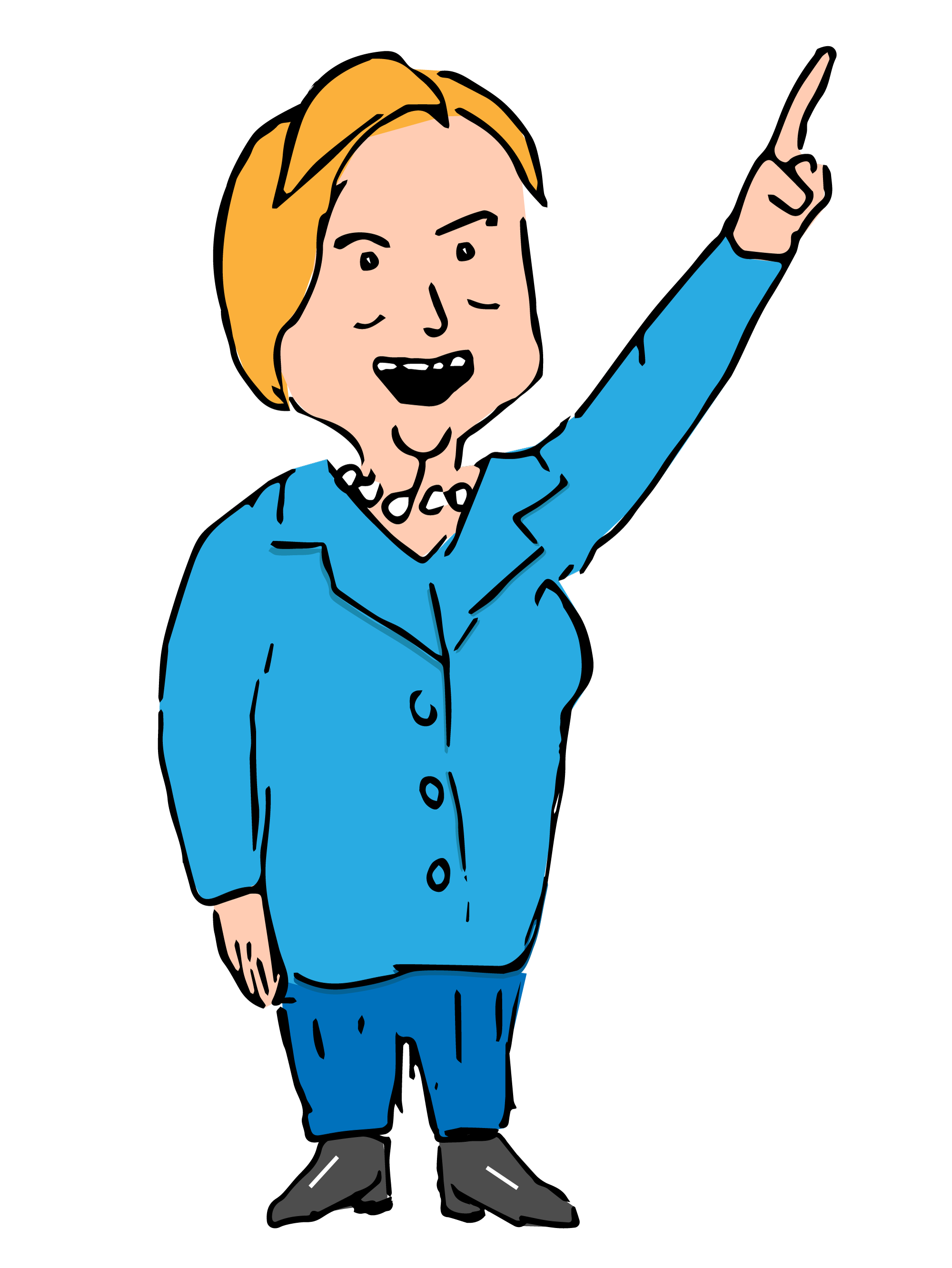 Das wäre mit Clinton anders gewesen… – Illustration: Manuel Meister