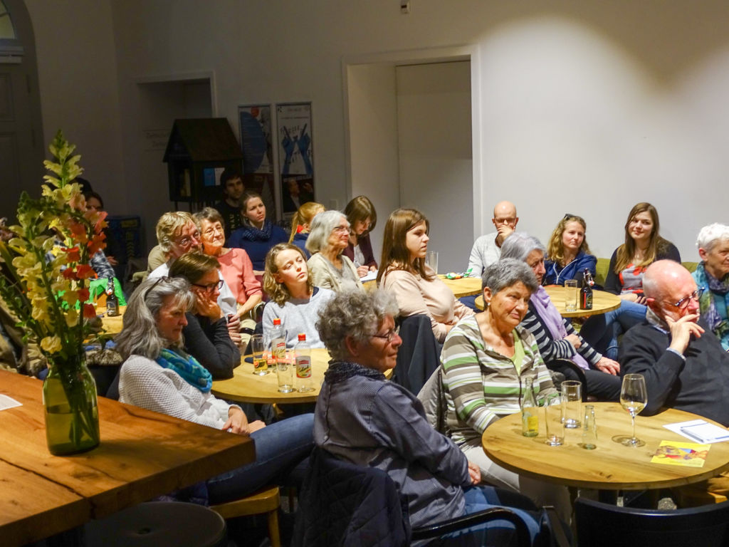 Stiess auf Interesse beim Publikum. – Bild: Manuel Meister