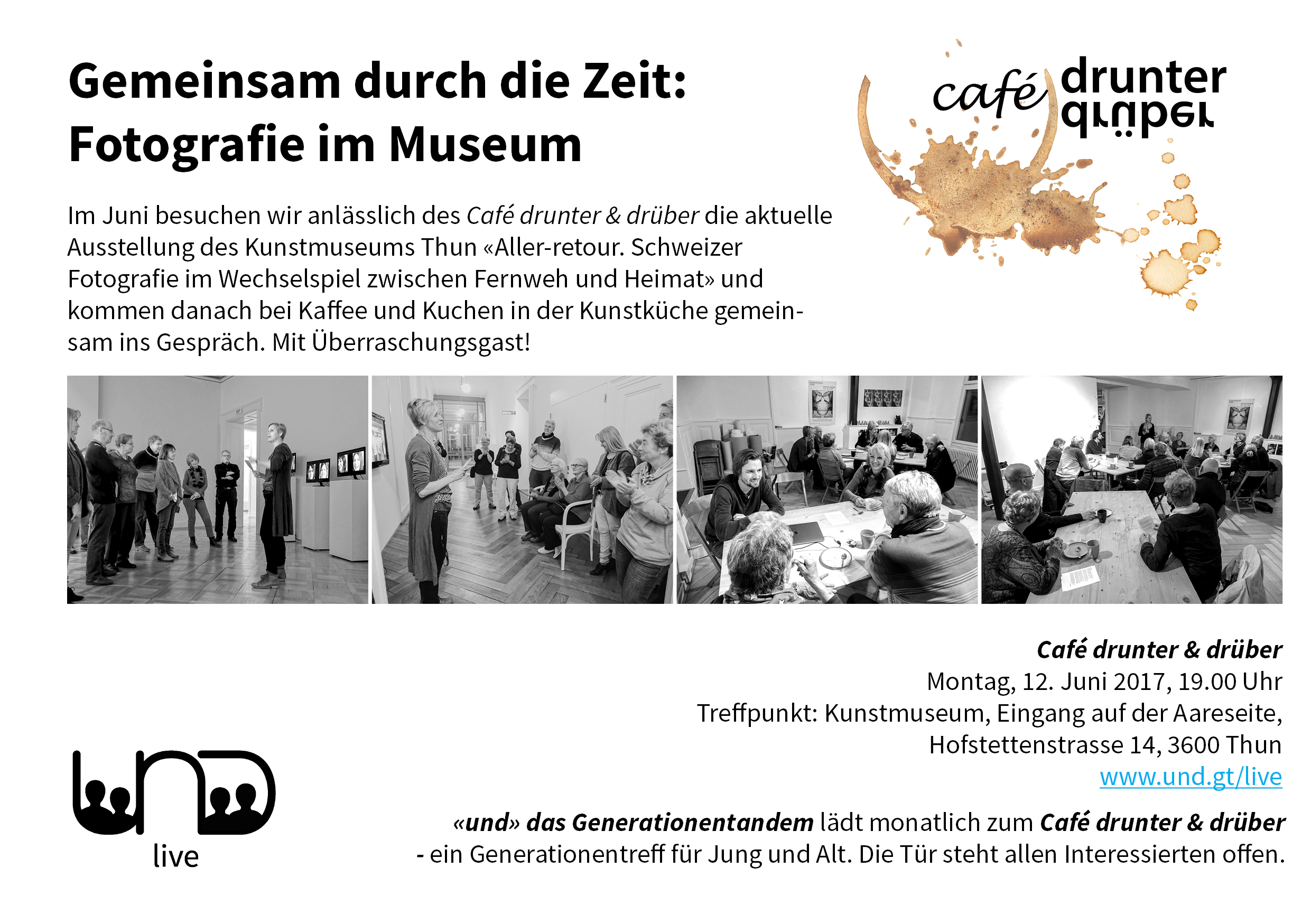 Bilder zum vergangenen Café drunter & drüber