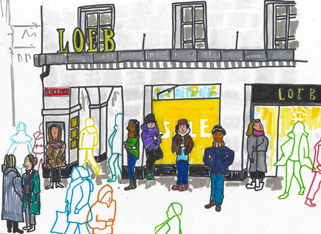 large-image  Der Loebegge, wo die Zeit stillsteht. Oder es einem nur so vorkommt, während man wartet. – Bild: Muriel Kilchenmann