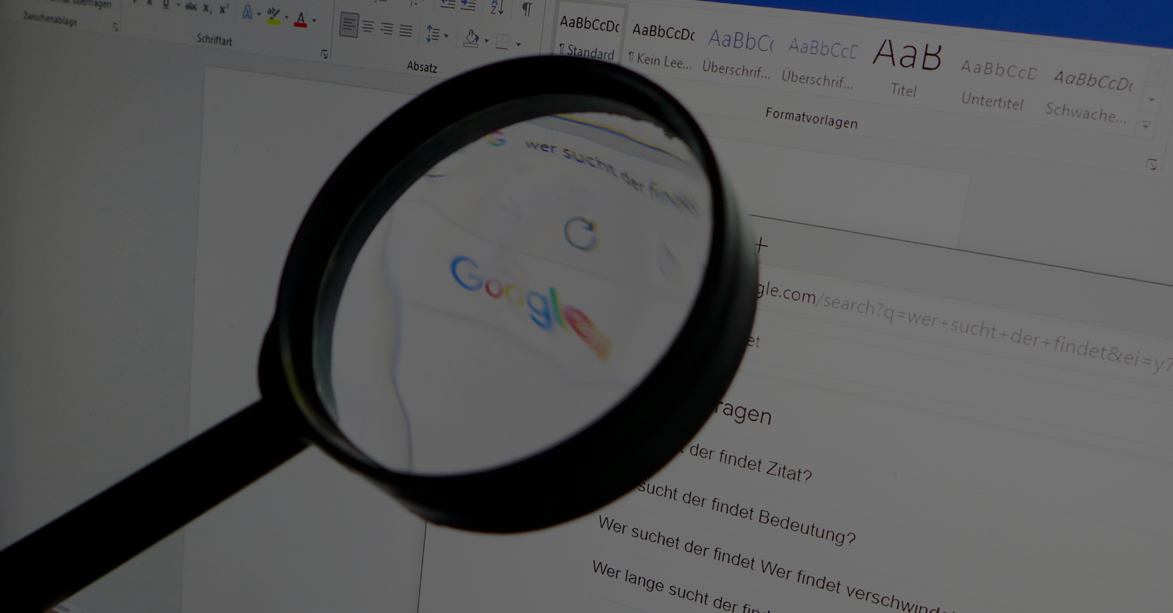 Cleveres Suchen im Internet