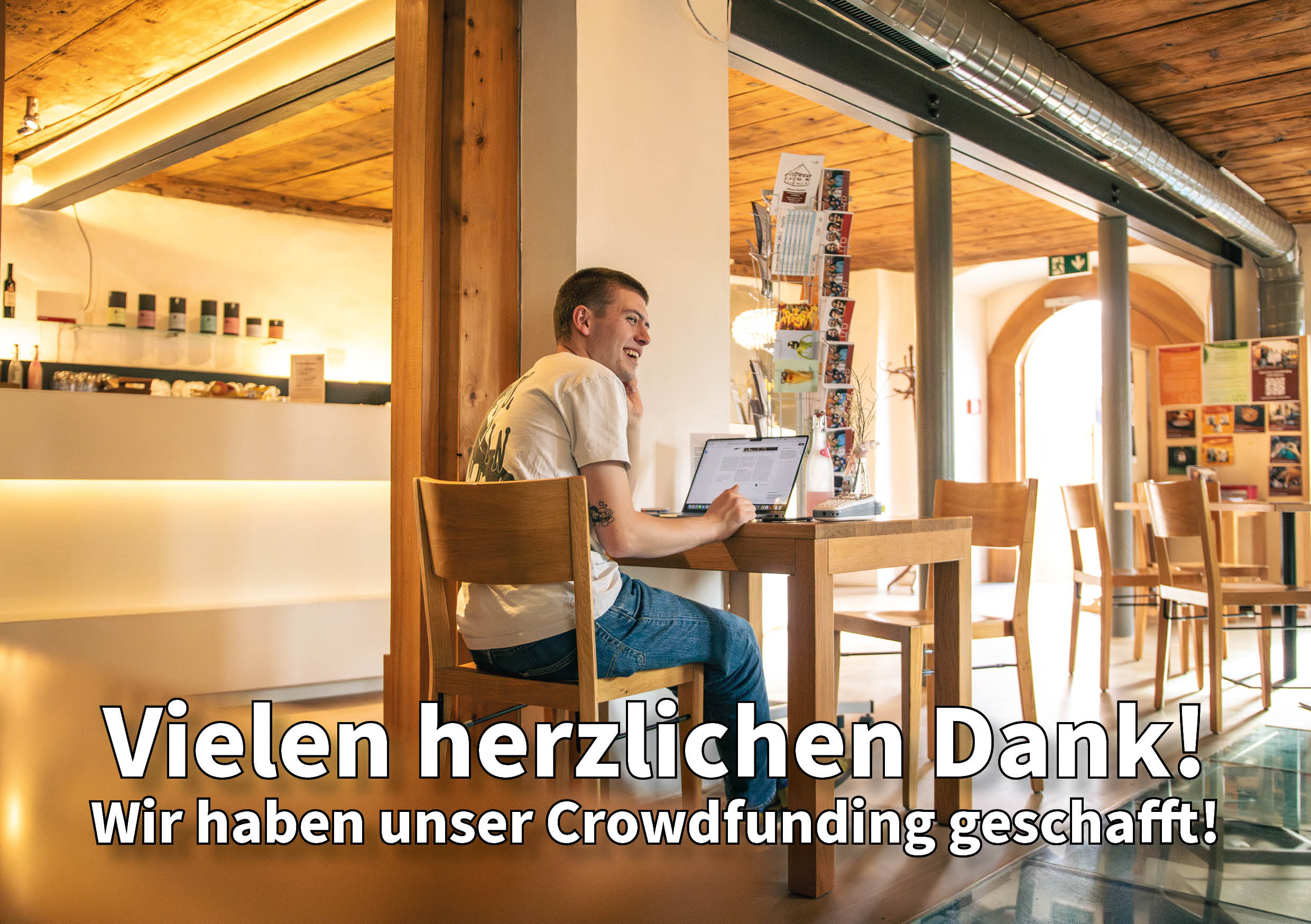 Crowdfunding geschafft: MERCI an alle Unterstützer:innen